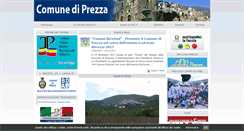 Desktop Screenshot of comune.prezza.aq.it